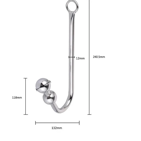 Anal Beaded and 5334 Collar Cuffs with Elegant Hook 0601